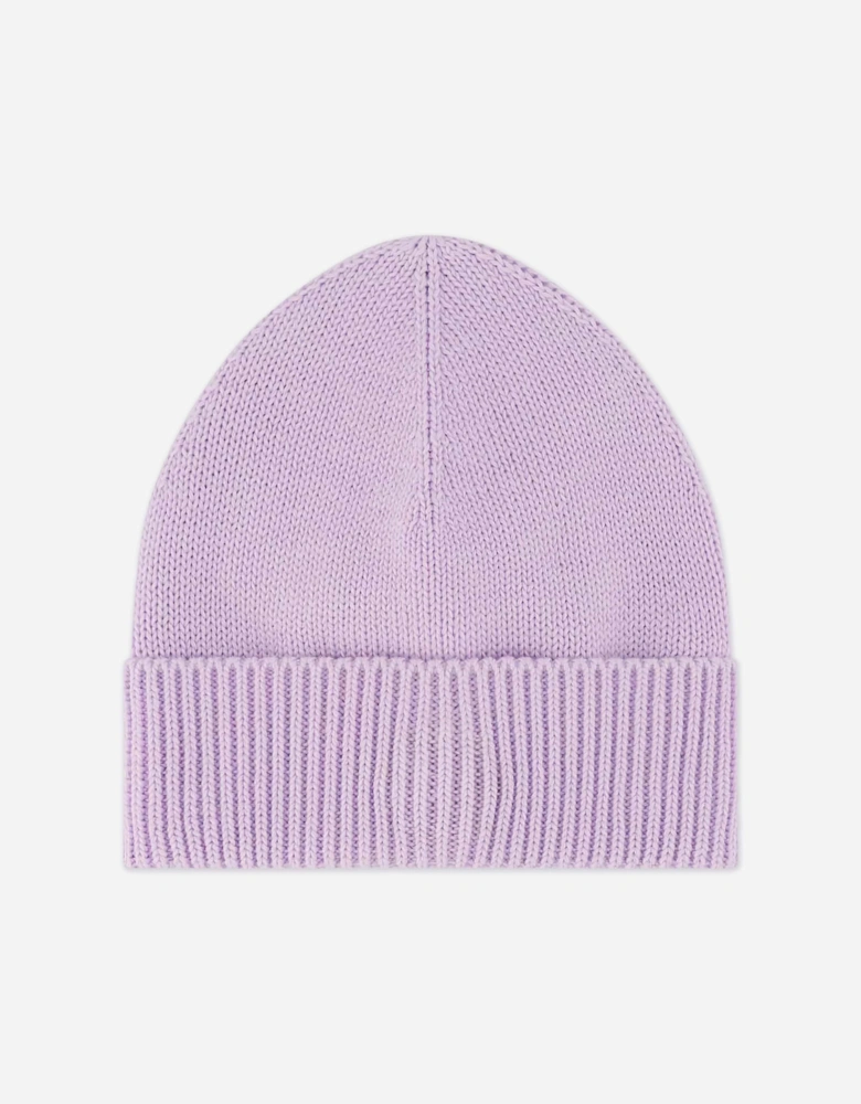 Enfant Baby Girls Logo Beanie Hat in Purple