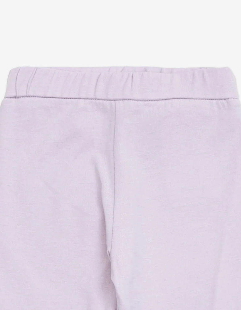 Enfant Baby Girls Logo Leggings in Purple