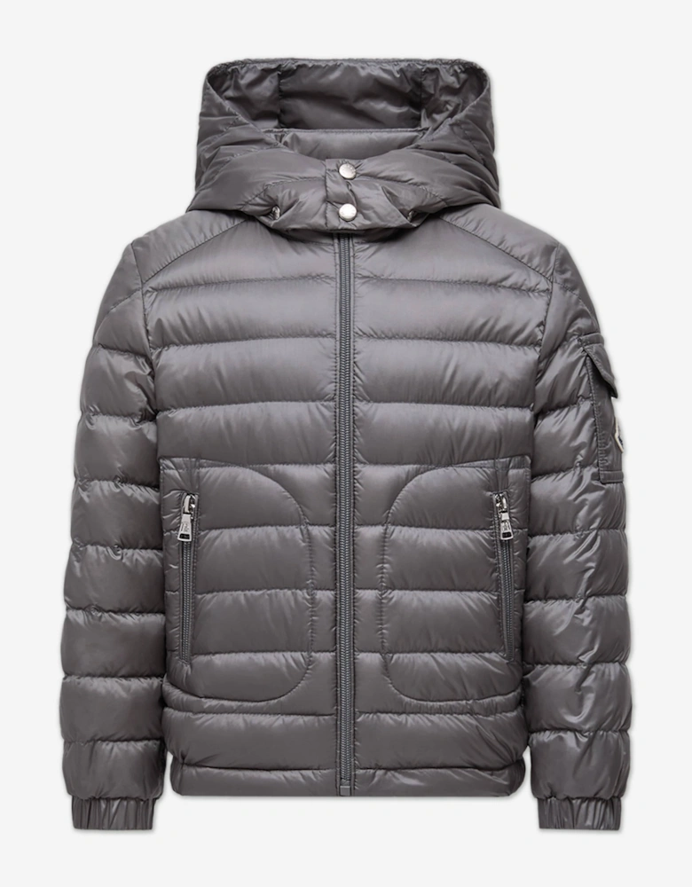 Enfant Boys Down Padded Lauros Jacket in Grey
