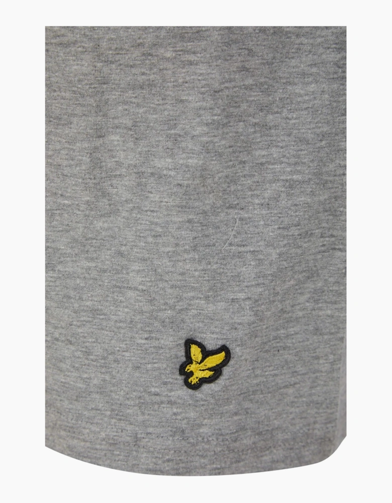 Charlie T-Shirt & Shorts Lounge Set, Peacoat / Grey Marl