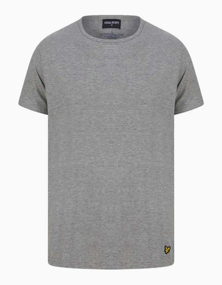 Charlie T-Shirt & Shorts Lounge Set, Peacoat / Grey Marl