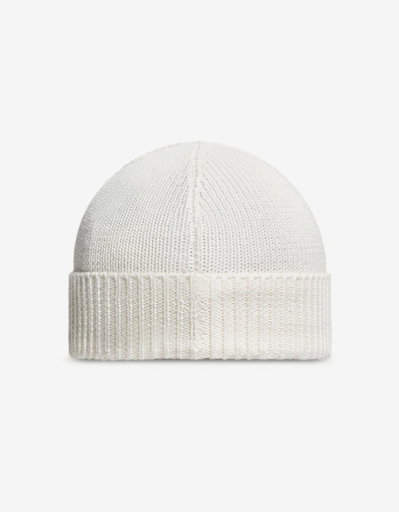 Enfant Baby Logo Beanie Hat in White