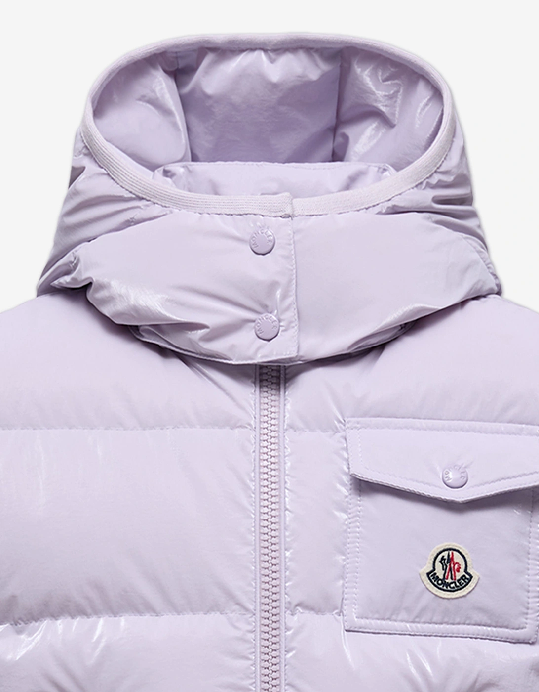 Enfant Girls Down Padded Kamile Gilet in Purple