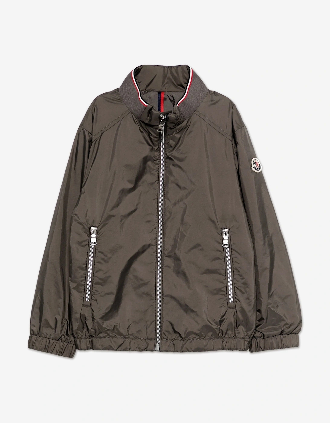 Moncler Boys Multi  Enfant Hilmi Jacket  Grey - Size 6 Years Kids