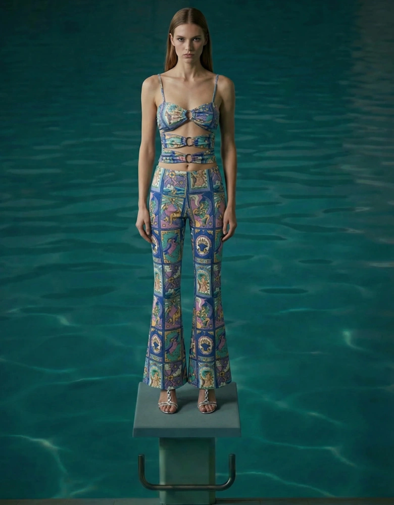 Eden Cut-out Flared Jumpsuit