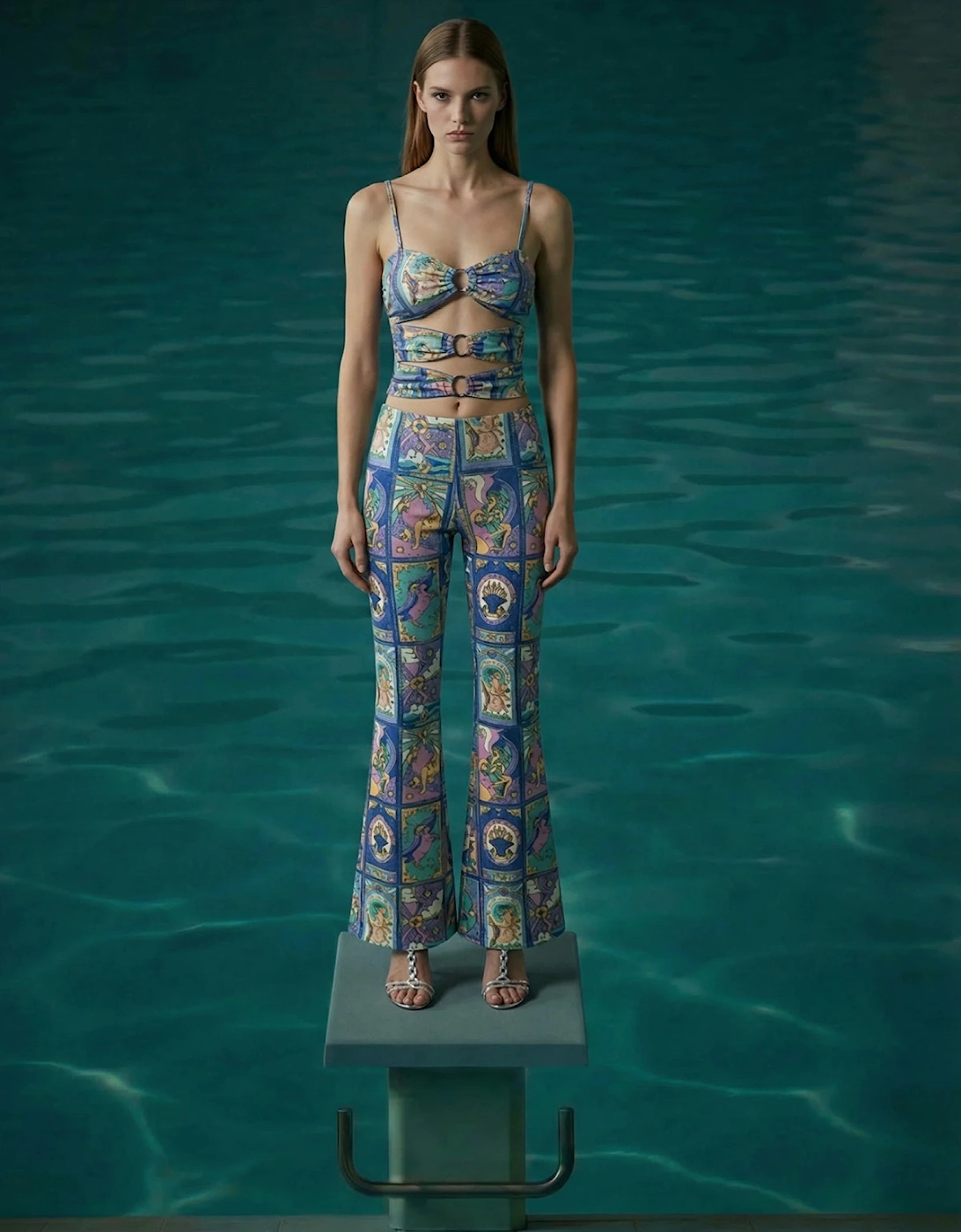 Eden Cut-out Flared Jumpsuit