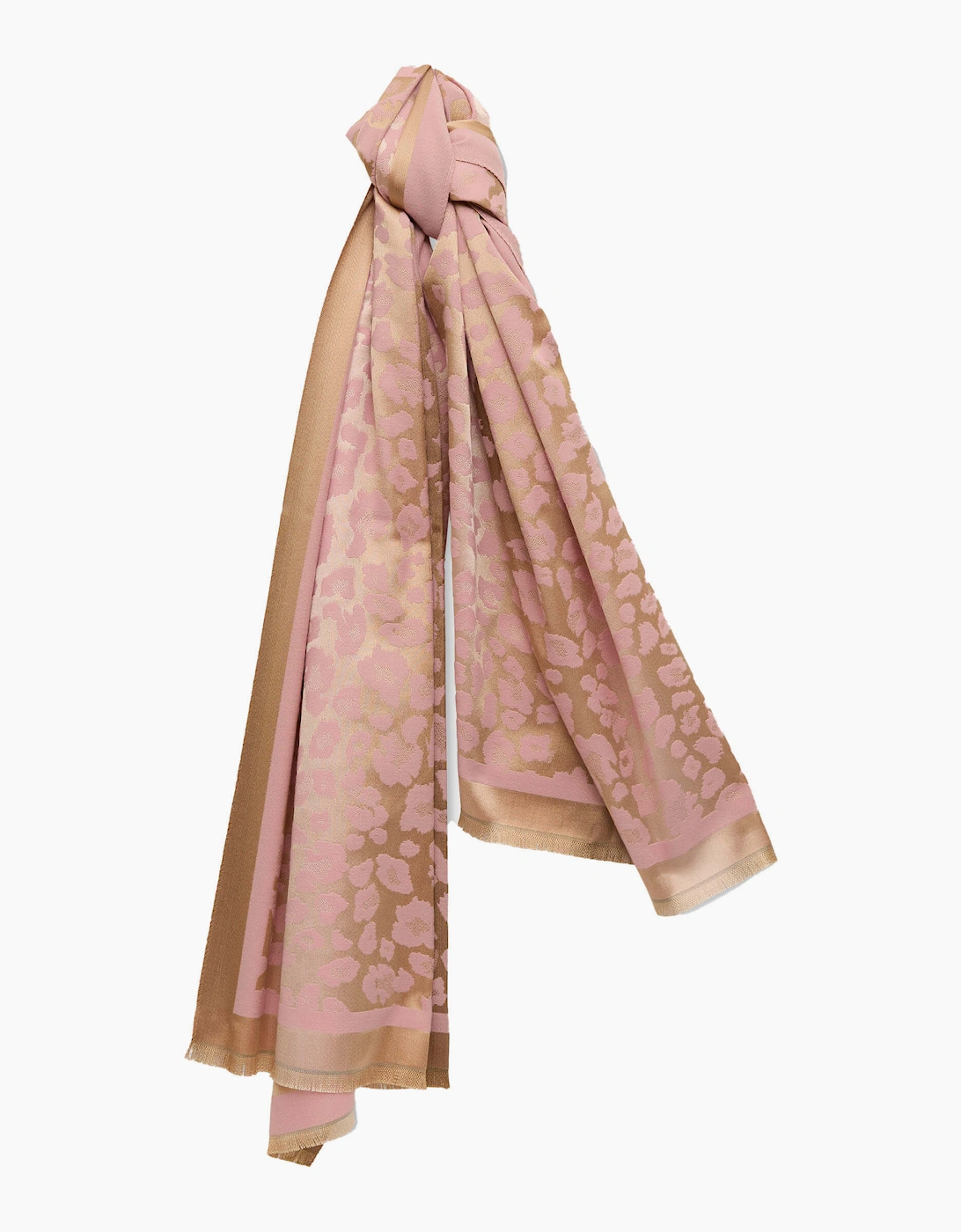James Lakeland Women's Leopard Pink Scarf
