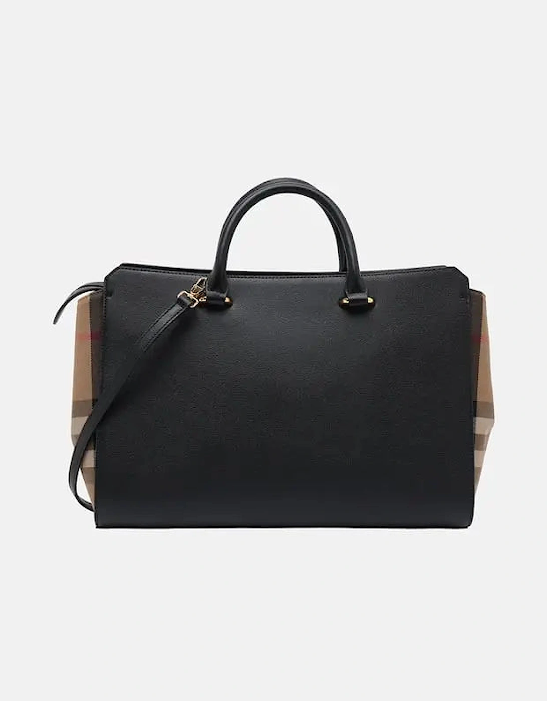 Women's Burberry Banwell Leather Hand Bag - Black