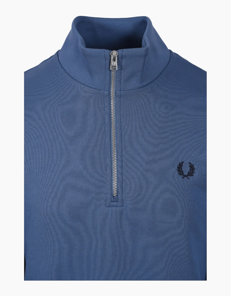 HALF ZIP SWEATSHIRT ACE BLUE/WHITE/TENNIS BLUE