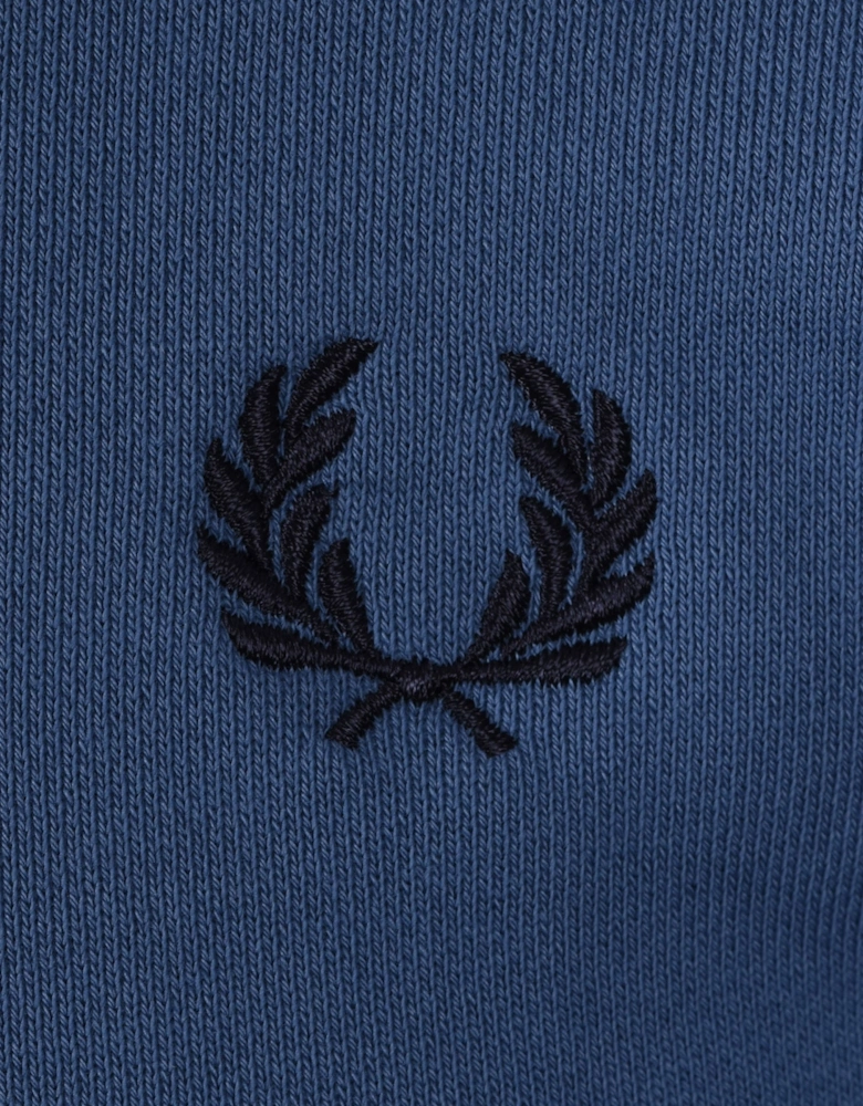 HALF ZIP SWEATSHIRT ACE BLUE/WHITE/TENNIS BLUE