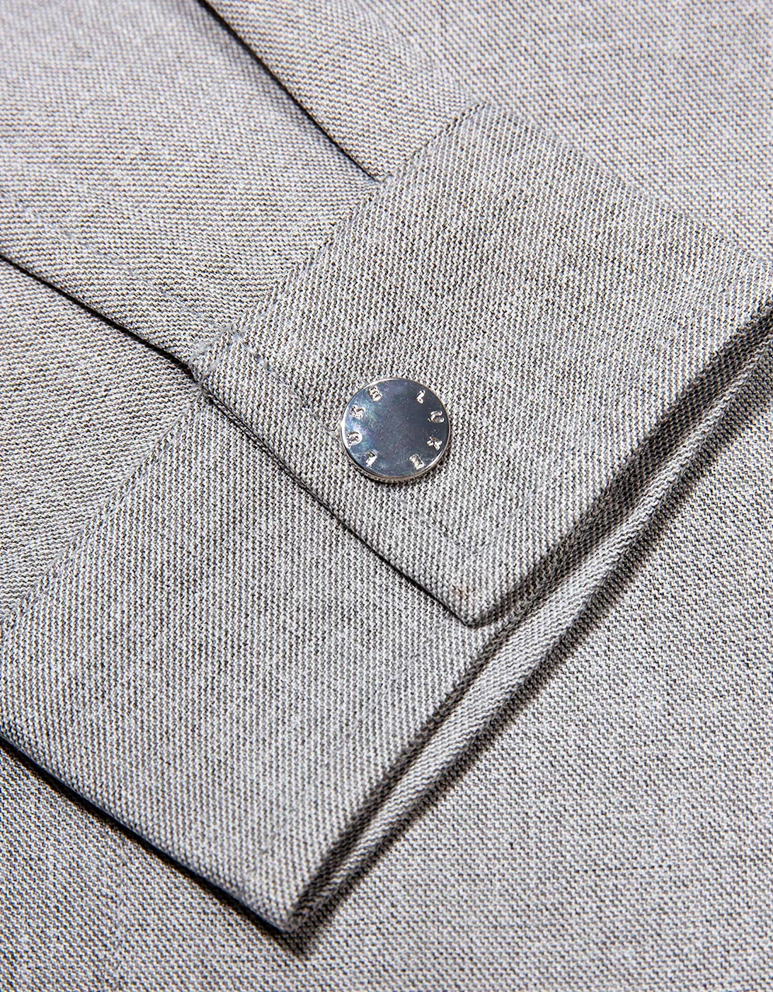 Emery zip through over shirt Jacket MID GREY MARL