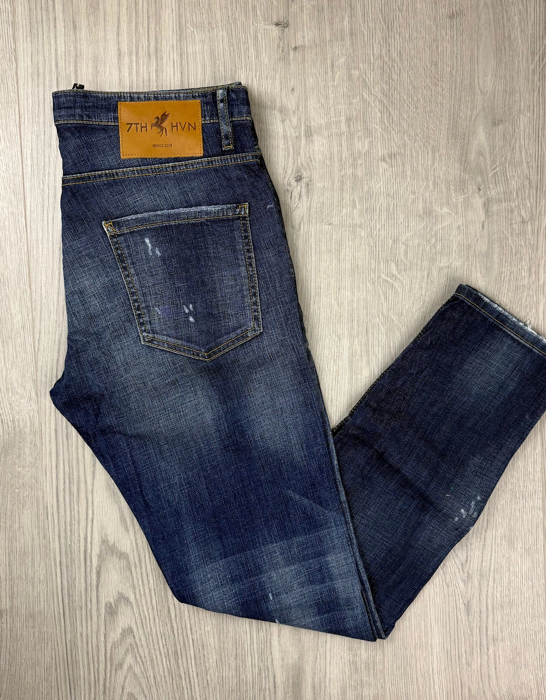 7TH HVN Slim Jeans - Blue