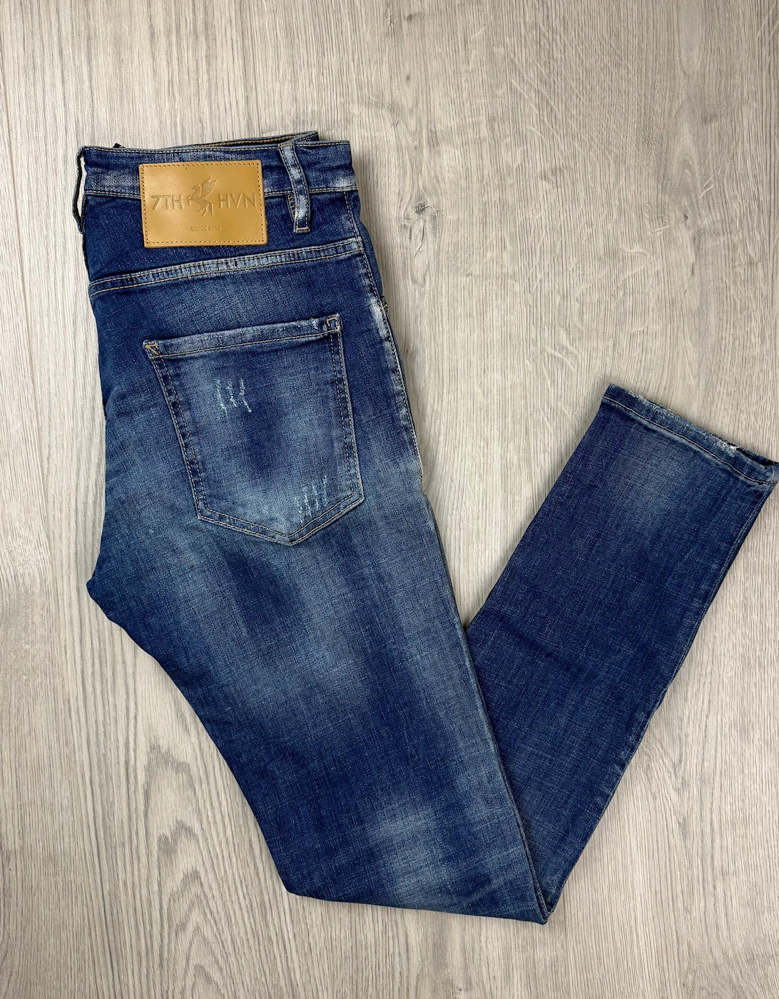 7TH HVN Slim Jeans - Blue