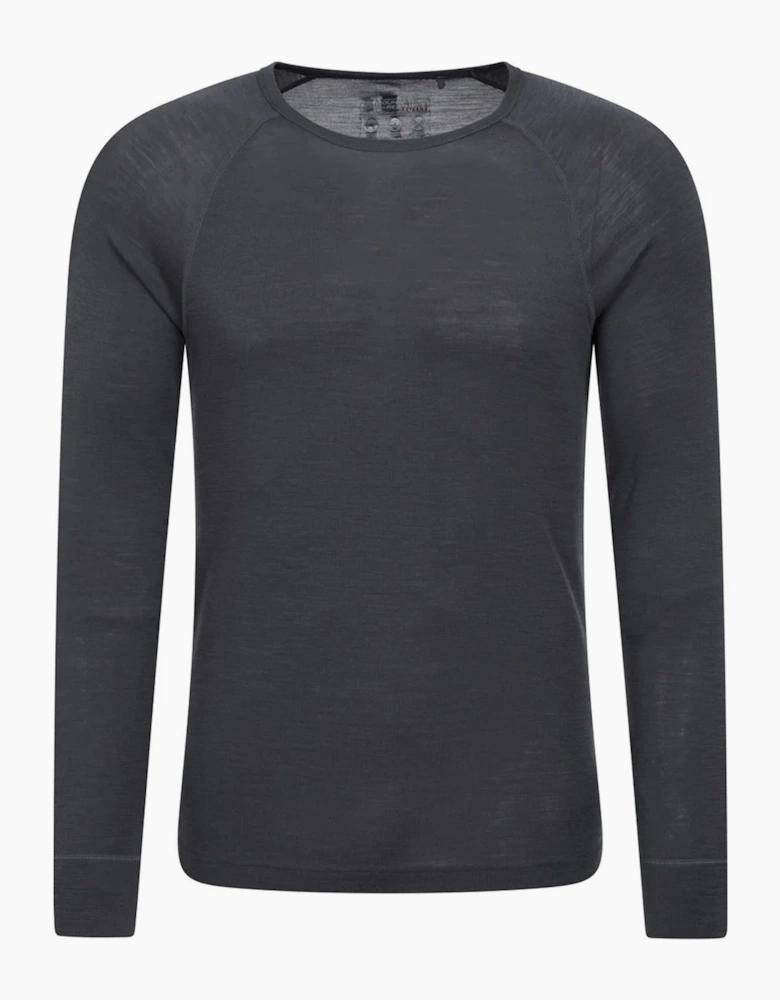 Mens Merino Wool Thermal Top