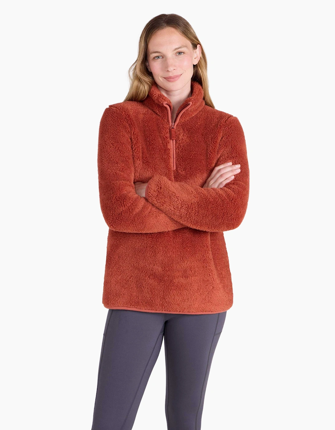 Mountain Warehouse Womens/Ladies Teddy Fleece Quarter Zip Fleece Top