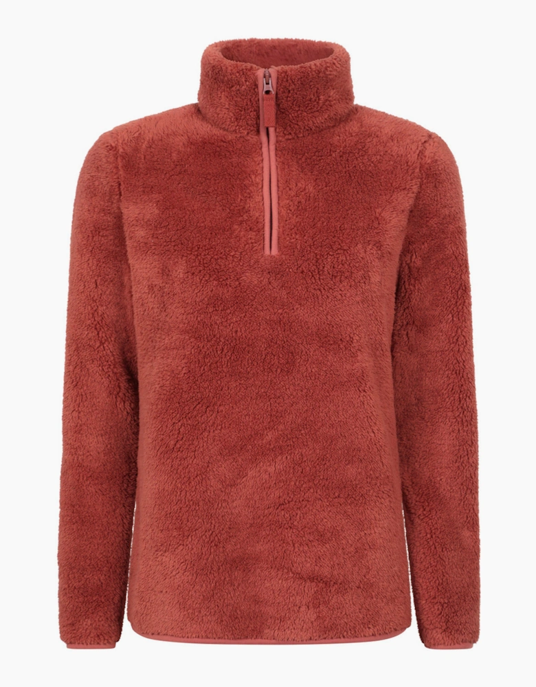 Mountain Warehouse Womens/Ladies Teddy Fleece Quarter Zip Fleece Top