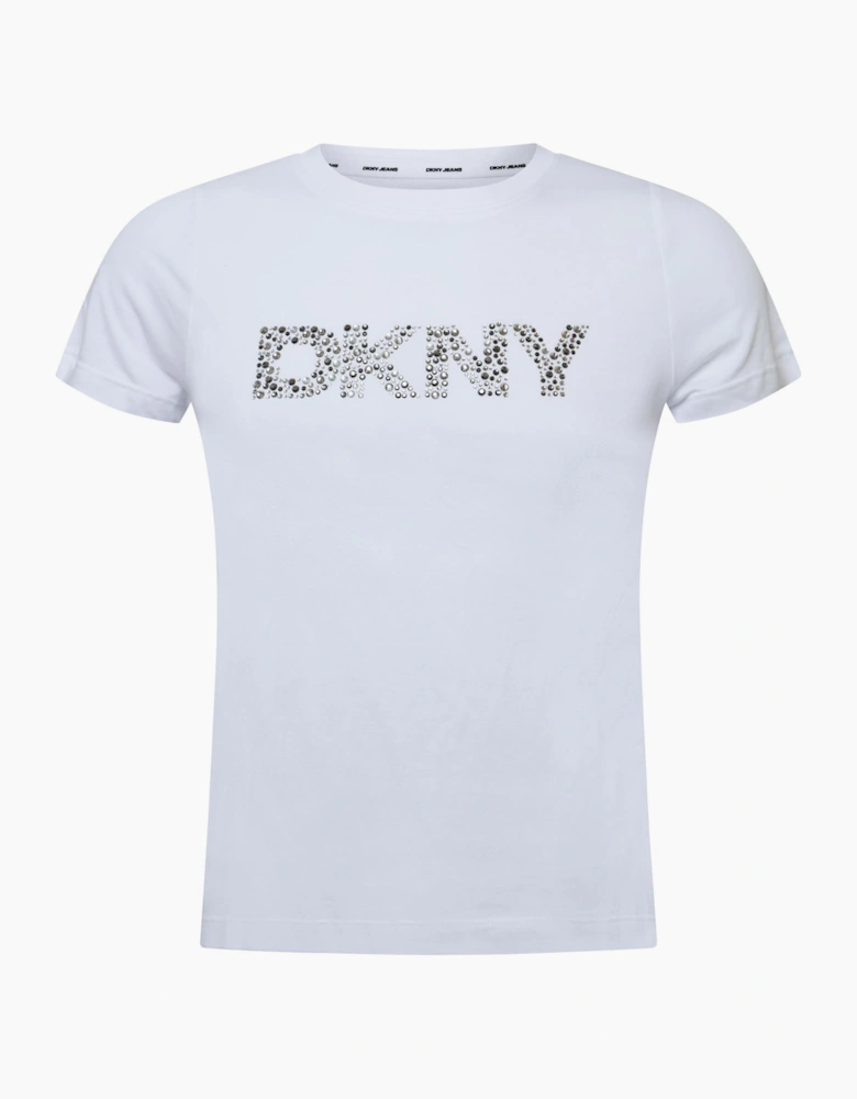 Satin Embroidered Blouse - Satin Embroidered T - Shirt