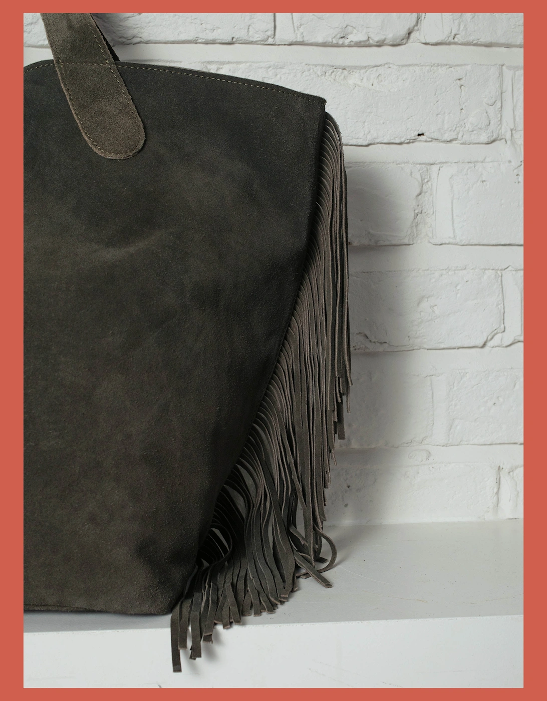 Vancouver Suede Tote - Olive