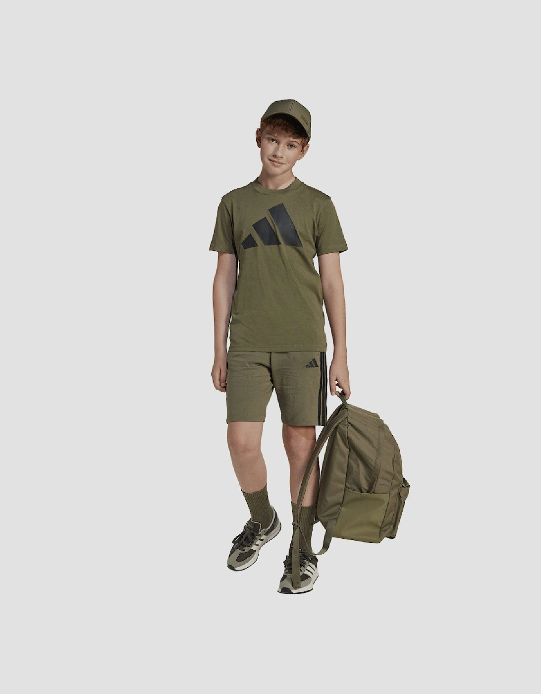 Junior Essentials Shorts - Juniors 3 Stripes Knit Shorts