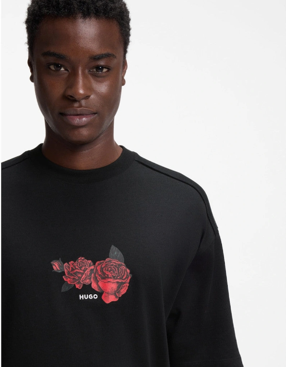 HUGO Domans T-Shirt 001 Black