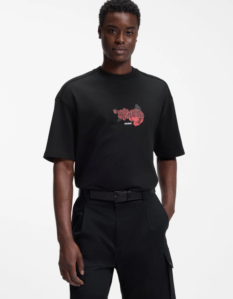 HUGO Domans T-Shirt 001 Black