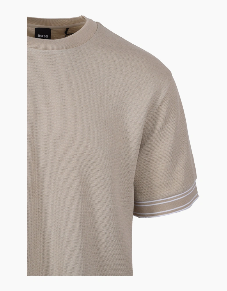 Boss Black TIGERMAN T-SHIRT OPEN BEIGE