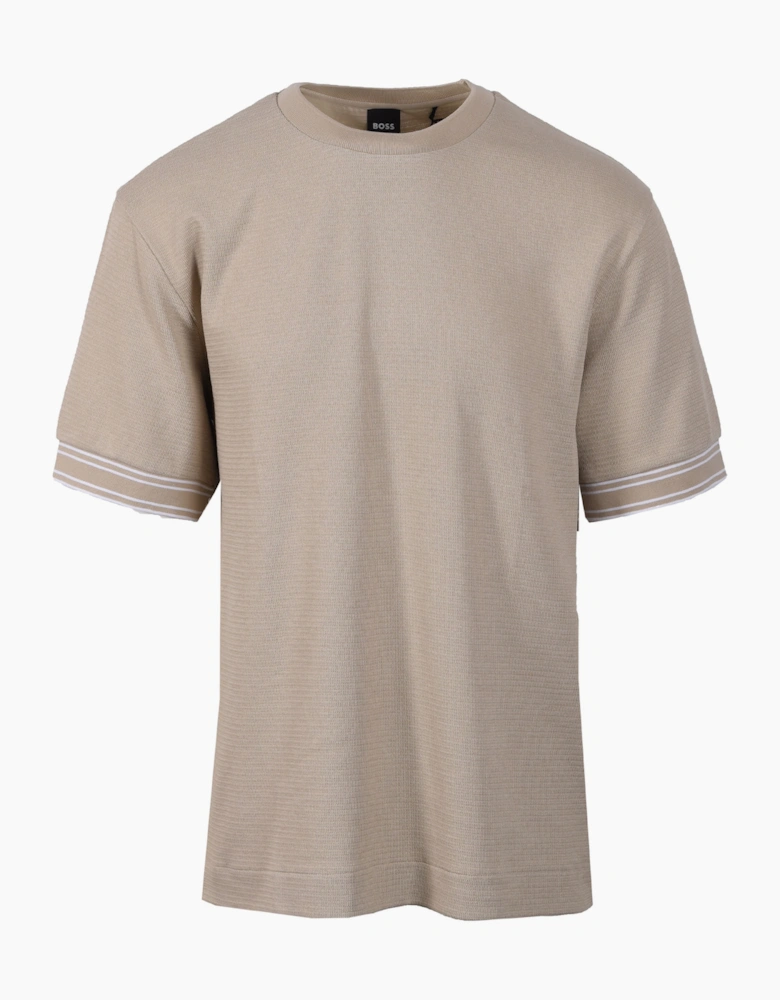 Boss Black TIGERMAN T-SHIRT OPEN BEIGE