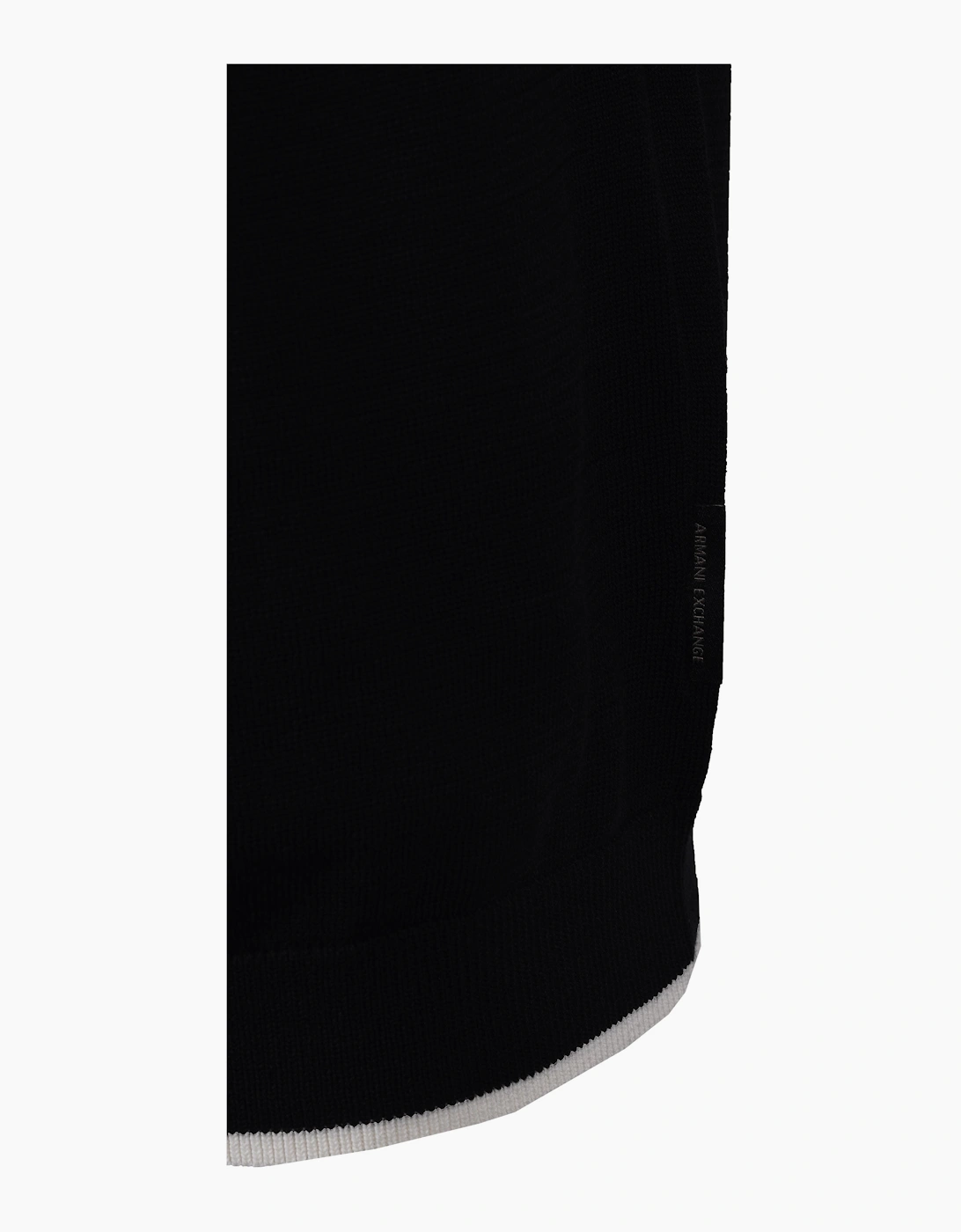 KNITTED POLO SHIRT BLACK