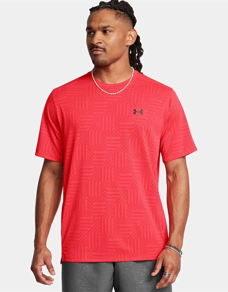 Tech Vent Geotessa T-Shirt Red