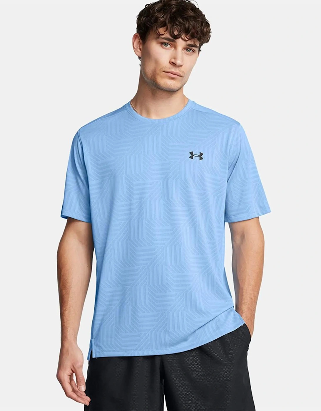 Tech Vent Geotessa T-Shirt Blue, 3 of 2