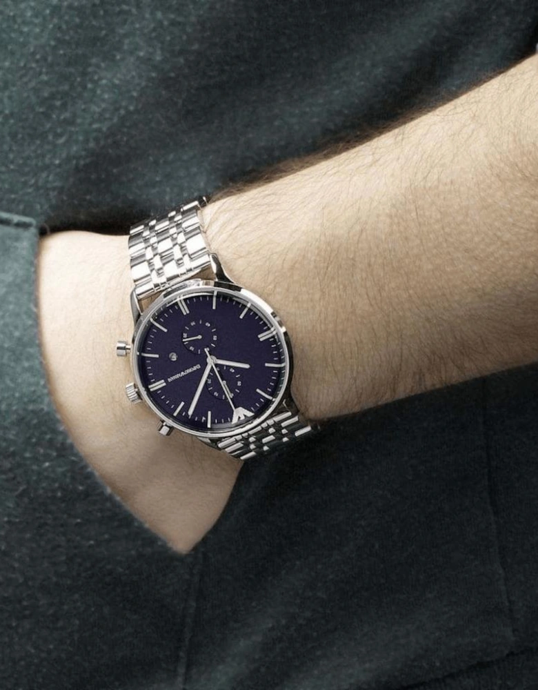 AR1648 Blue Dial Chronograph Men's Watch