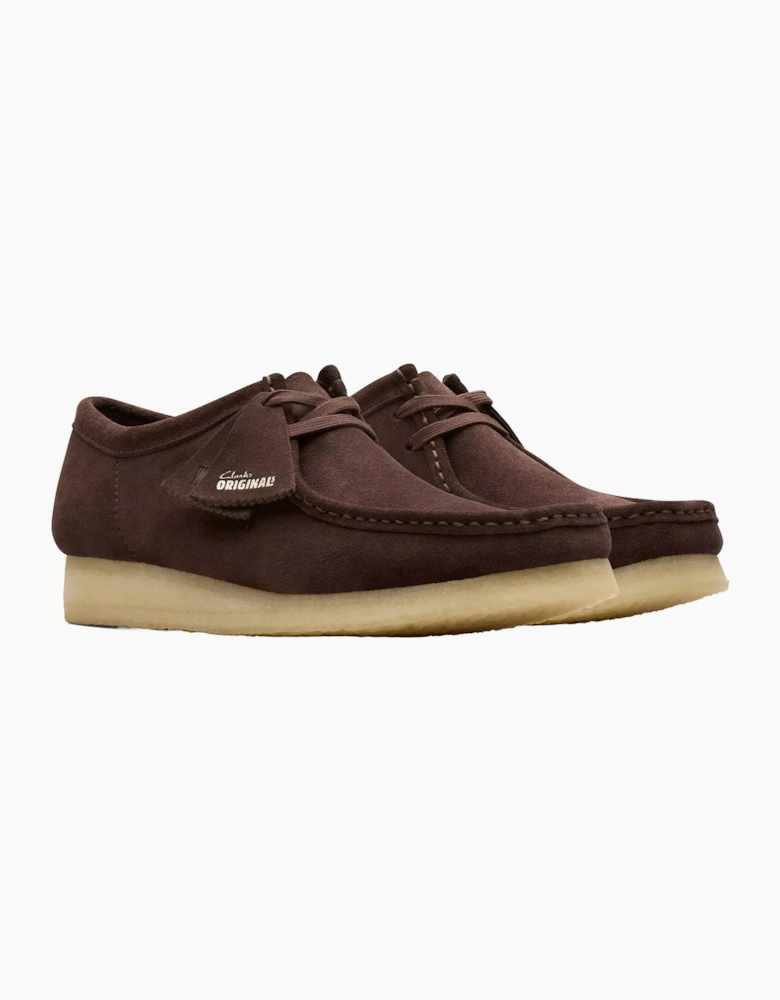 ORIGINALS WALLABEE SHOE DARK BROWN SUEDE