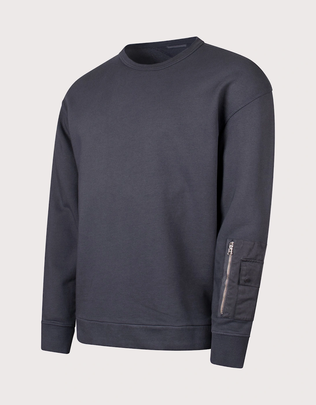 Garment Dyed Diagonal Fleece Sweatshirt, 6 of 5