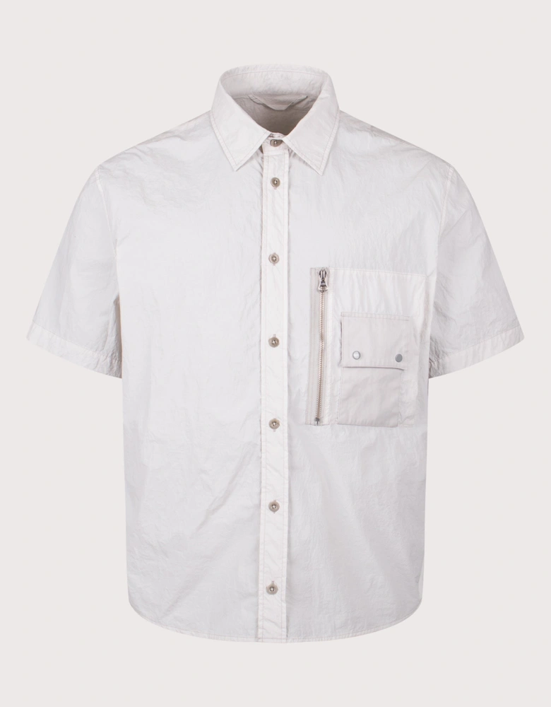 Garment Dyed Tactel Short Sleeve Shirt