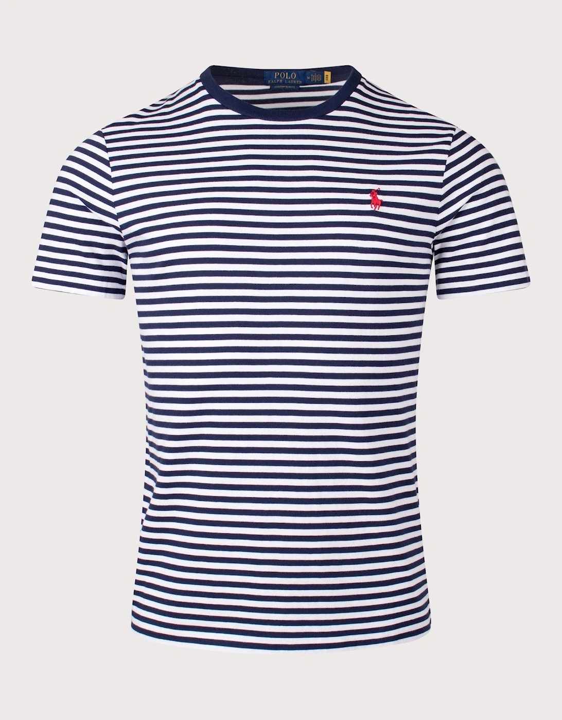 Custom Slim Fit Striped Jersey T-Shirt, 4 of 3