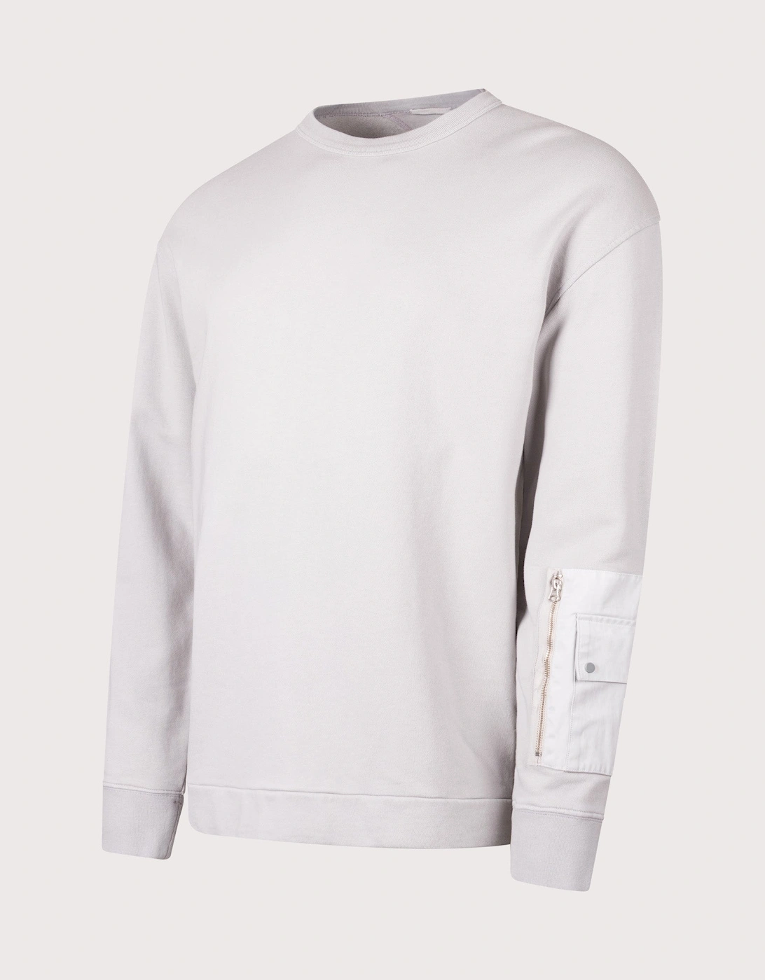 Garment Dyed Diagonal Fleece Sweatshirt, 6 of 5