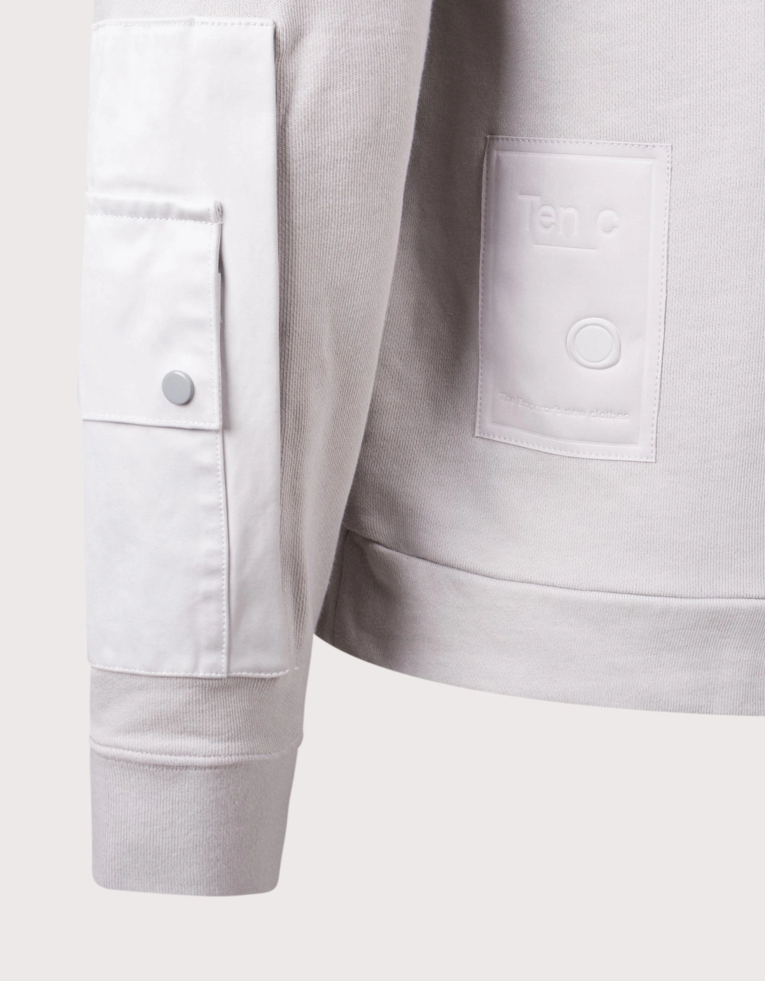 Garment Dyed Diagonal Fleece Sweatshirt