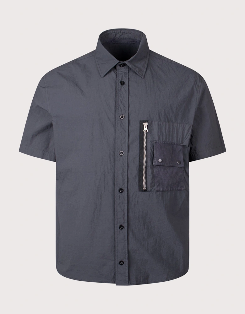 Garment Dyed Tactel Short Sleeve Shirt