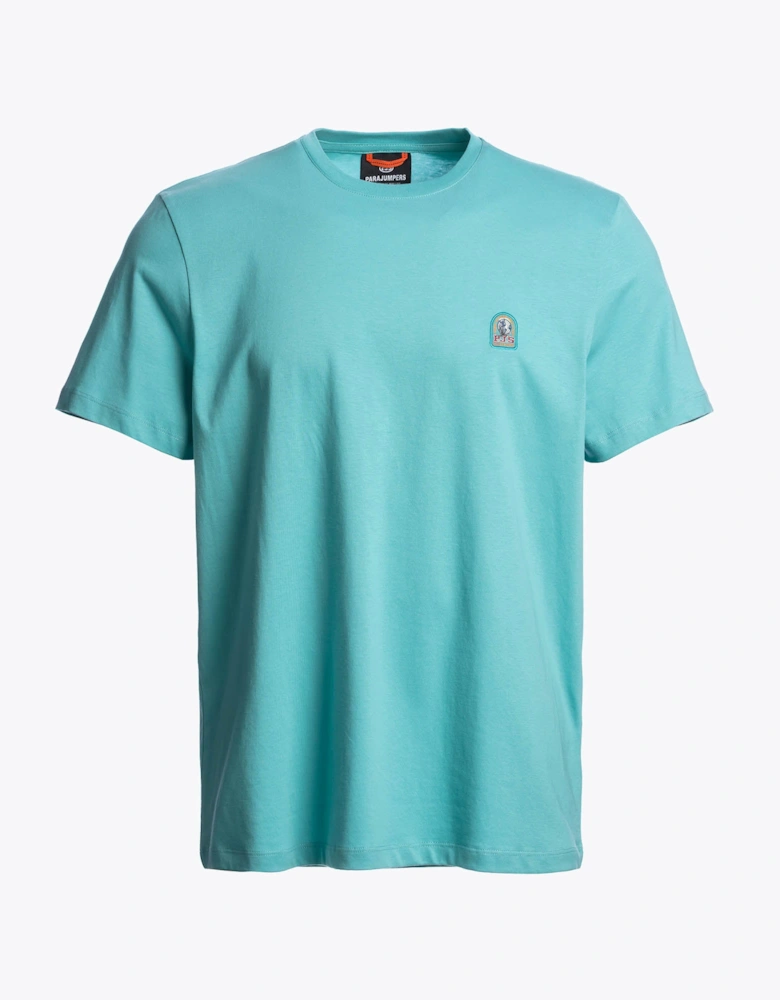 Patch Mens T-Shirt - Aqua 522