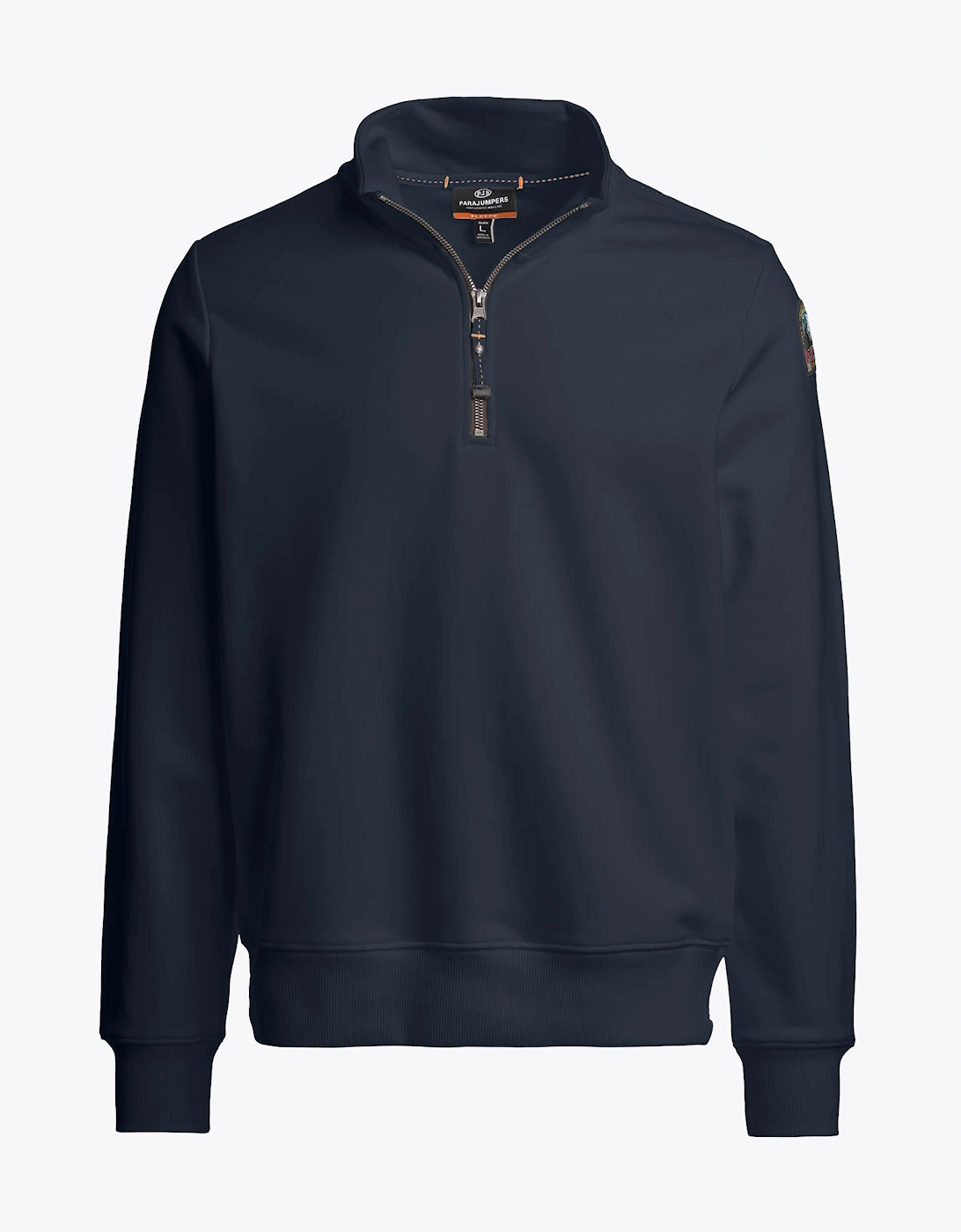 Broad Peak Mens 1/4 Zip Sweatshirt - Blue Navy 316, 3 of 2