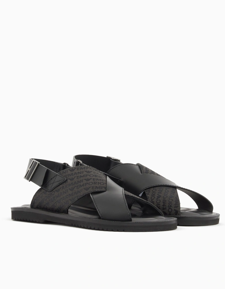 BACK STRAP LEATHER SANDALS