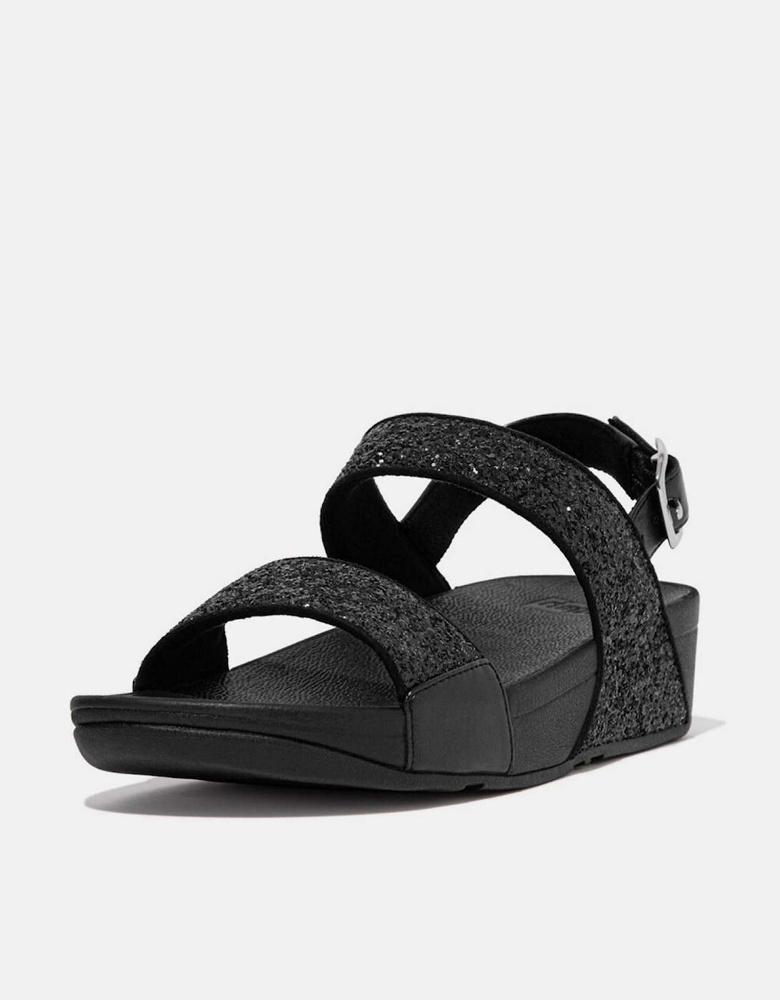 Lulu Glitter Back-Strap Sandals