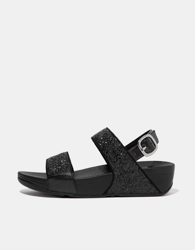 Lulu Glitter Back-Strap Sandals