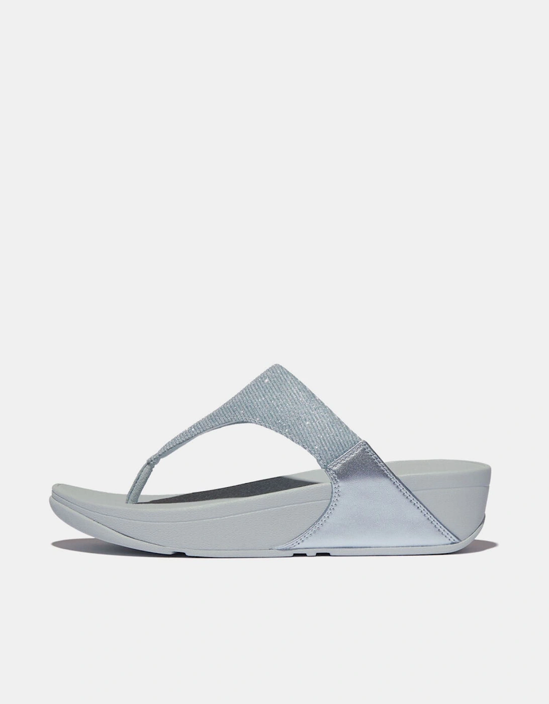 Lulu Shimmerlux Toe-Post Sandals, 6 of 5