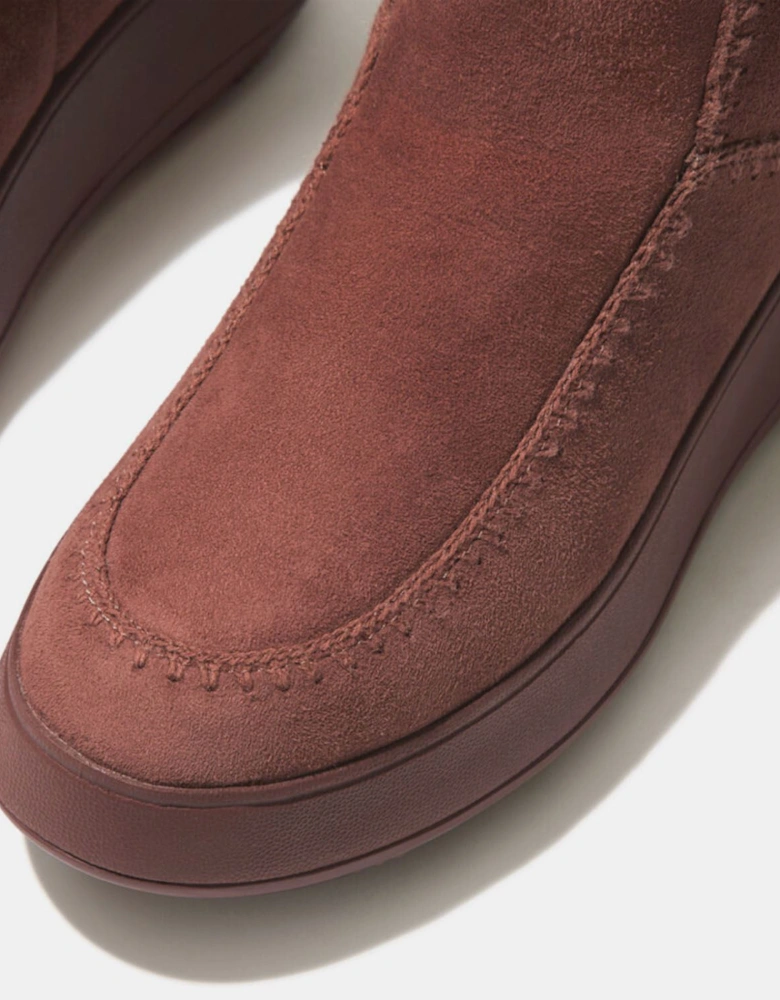 F-Mode Shearling Flatform Boots