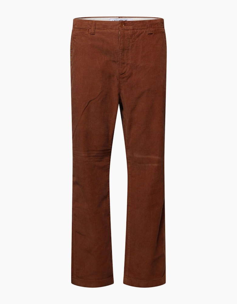 Straight-Fit Corduroy Chinos