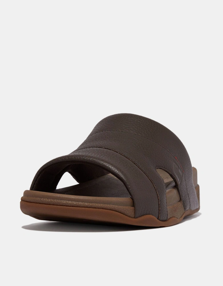 Freeway Leather Pool Sliders