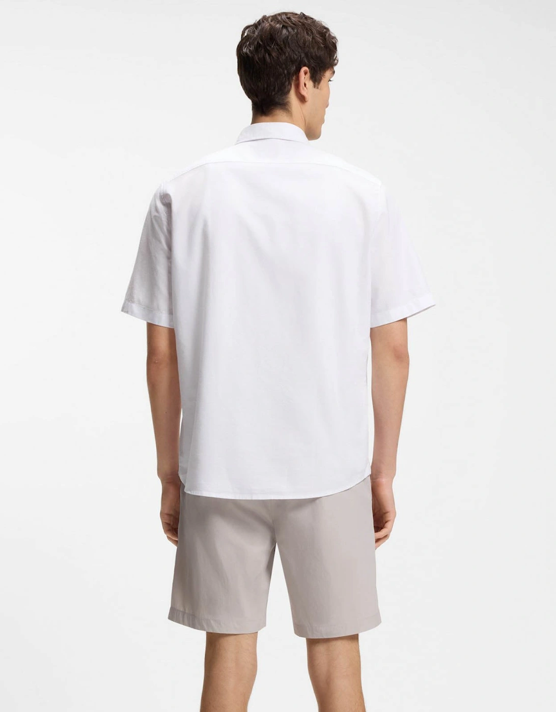 BOSS Orange Rash 2 Mens Short Sleeve Shirt - White 100