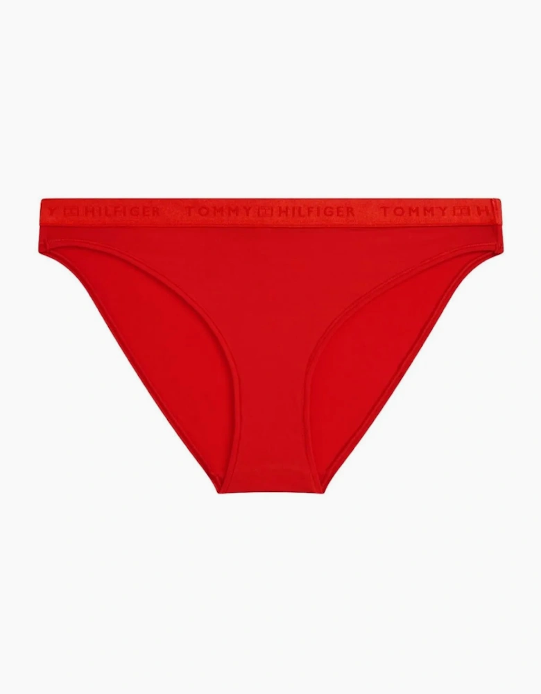 Repeat Logo Bikini Brief, Fireworks Red
