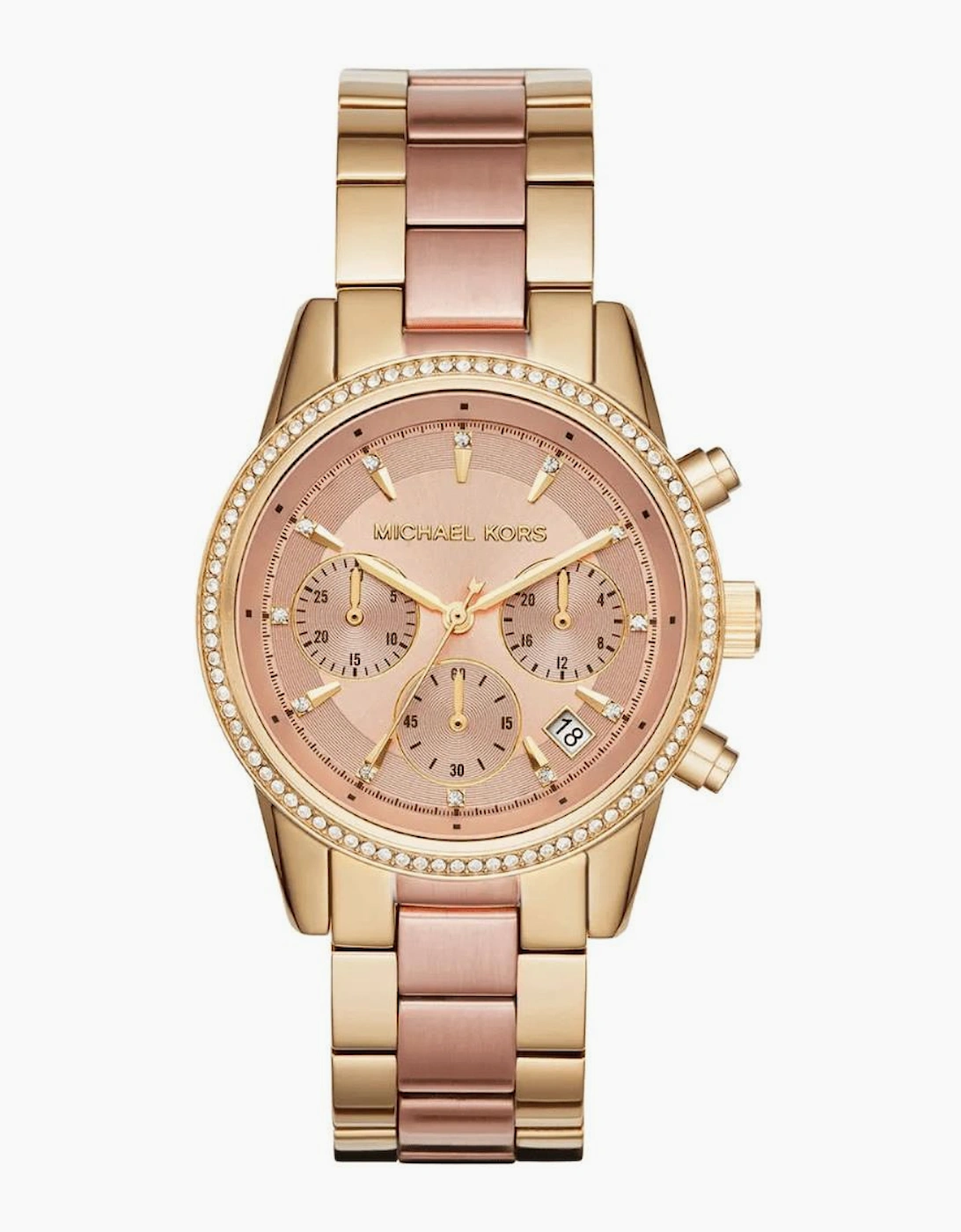 MK6475 Ritz Two Tone Chronograph Ladies Watch, 11 of 10